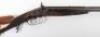 Good Double Barrelled Percussion Cape Rifle by Joseph Bourne No. 3187 - 3