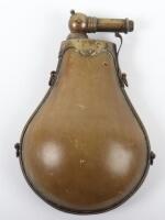 French Lanthorn Powder Flask, Early 19th Century