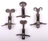 4x Assorted Mainspring Cramps from Cased Sporting Guns