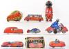 Eight Tinplate Novelty Toys - 2