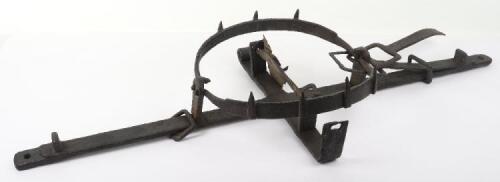 Scarce Wrought Iron Man Trap