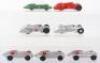 Seven Unboxed Dinky Toys Racing Cars - 2