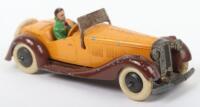 Scarce Dinky Toys Pre-War 36e British Salmson Two-Seater Sports Car with driver