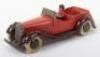 Scarce Dinky Toys Pre-War 36f British Salmson Four-Seater Sports Car with driver - 3