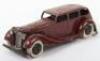 Scarce Dinky Toys Pre-War 36a Armstrong Limousine, with driver and footman