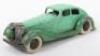 Scarce Dinky Toys Pre-War 36d Rover Streamline Saloon, with driver and passenge