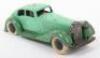 Scarce Dinky Toys Pre-War 36d Rover Streamline Saloon, with driver and passenge - 2