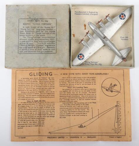 Dinky Toys Pre-War 62g Boeing “Flying Fortress” monoplane