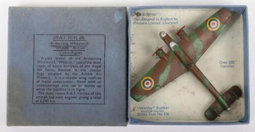 Dinky Toys 62t Armstrong Whitworth “Whitley” Bomber