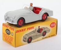 Dinky Toys 105 Triumph TR2 Sports (Touring Finish) grey body