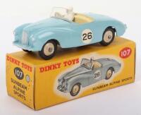 Dinky Toys 107 Sunbeam Alpine Sports (Competition Finish)