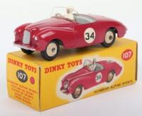 Dinky Toys 107 Sunbeam Alpine Sports (Competition Finish)