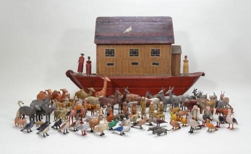 A large and fine Noah’s ark and animals, German circa 1870