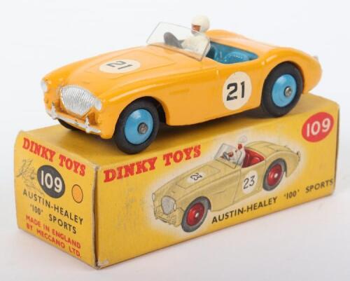 Dinky Toys 103 Austin Healey 100 Sports (Competition Finish)