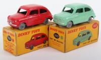 Two Boxed Dinky Toys 183 Fiat 600 Saloon Cars