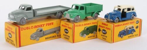 Three Boxed Dublo Dinky Toys
