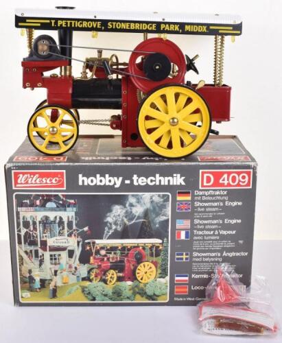 A Wilesco (West German) D 409 Live Steam Showman&rsquo;s Engine