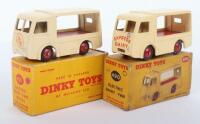 Two Boxed Dinky Toys Electric Dairy Vans