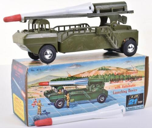 Scarce JR 21 Toy Battery Operated Missile Launcher