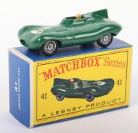 Boxed Matchbox Lesney Regular Wheels 41b Jaguar D Type,