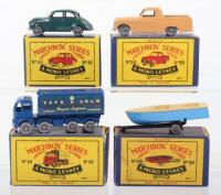 Four Boxed Matchbox Moko Lesney Regular Wheels Models