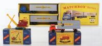 Three Boxed Matchbox Lesney Major Pack Models