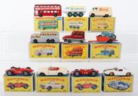 Ten Matchbox Lesney Regular Wheels Boxed Models