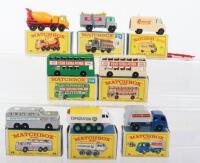 Eight Matchbox Lesney Regular Wheels Boxed Models