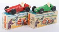 Two Crescent Toys Boxed Racing Cars