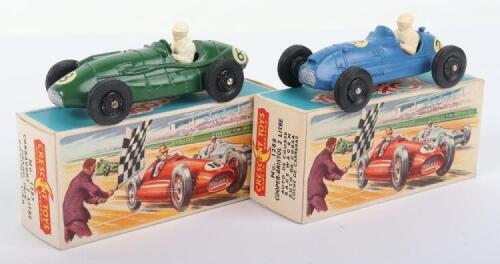 Two Crescent Toys Boxed Racing Cars
