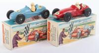 Two Crescent Toys Boxed Racing Cars