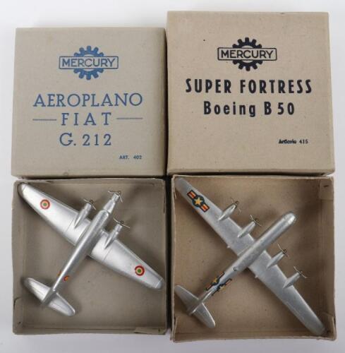 Two Boxed Mercury (Italy) Diecast Aircraft