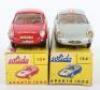 Two Solido (France) Boxed 124 Fiat Abarth 1000 - 2