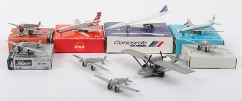 Eight Schuco Aircraft Models