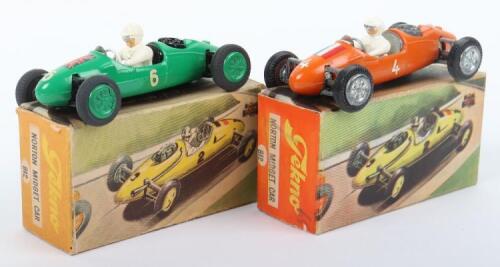 Two Tekno 812 Cooper Norton Midget Racing Cars