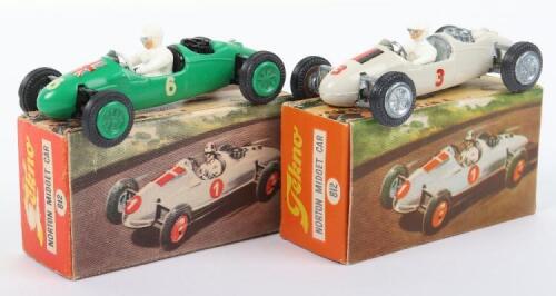 Two Tekno 812 Cooper Norton Midget Racing Cars