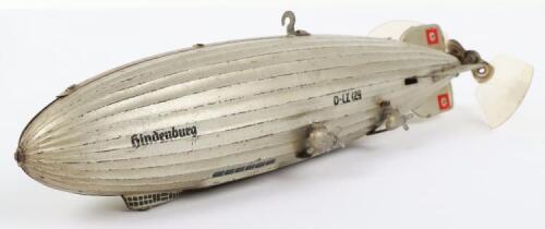 Scarce Tipp & Co (Germany) Hindenburg Tinplate Clockwork Airship