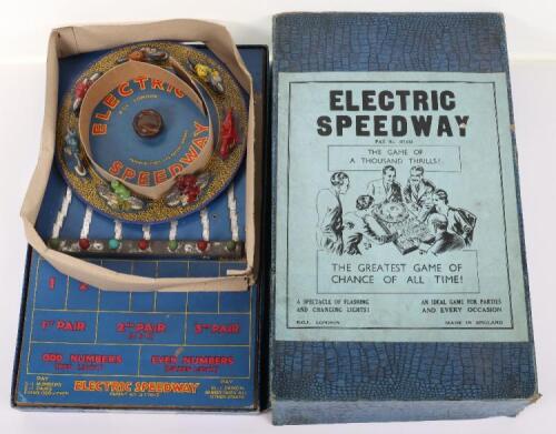 Boxed Pre-War B.G.L. Electric Speedway Game