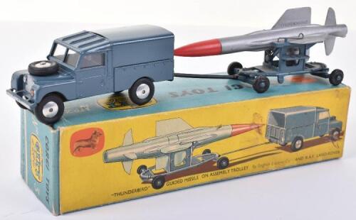 Corgi Toys Gift Set No 3 &ldquo;Thunderbird&rdquo; Guided Missile On Assembly Trolley and R.A.F. Land-Rover