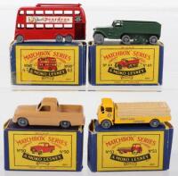 Four Matchbox Moko Lesney Regular Wheels Models