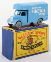 Matchbox Moko Lesney 17a Bedford Removals van