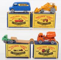 Four Matchbox Moko Lesney Regular Wheels Models