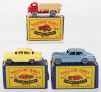 Three Matchbox Moko Lesney Regular Wheels Models