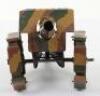 Pre-War Hausser/Lineol style (Germany) Heavy Howitzer Tin-plate Toy Gun - 2