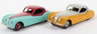 Two Unboxed Dinky Toys 157 Jaguar XK120