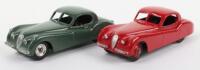 Two Unboxed Dinky Toys 157 Jaguar XK120