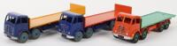 Three Unboxed Dinky Toys 2nd Type Foden Lorries