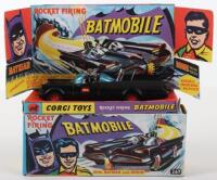 Scarce Corgi Toys 267 Rocket Firing Matt Black Batmobile