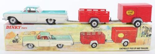 Dinky Toys 448 Chevrolet El Camino Pick Up and Trailers