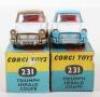 Two Corgi Toys 231 Triumph Herald Coupe’s - 2